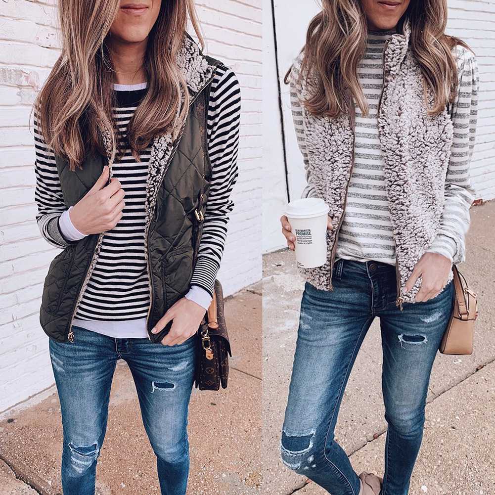 Khaki-faux-fur-vest-jacket