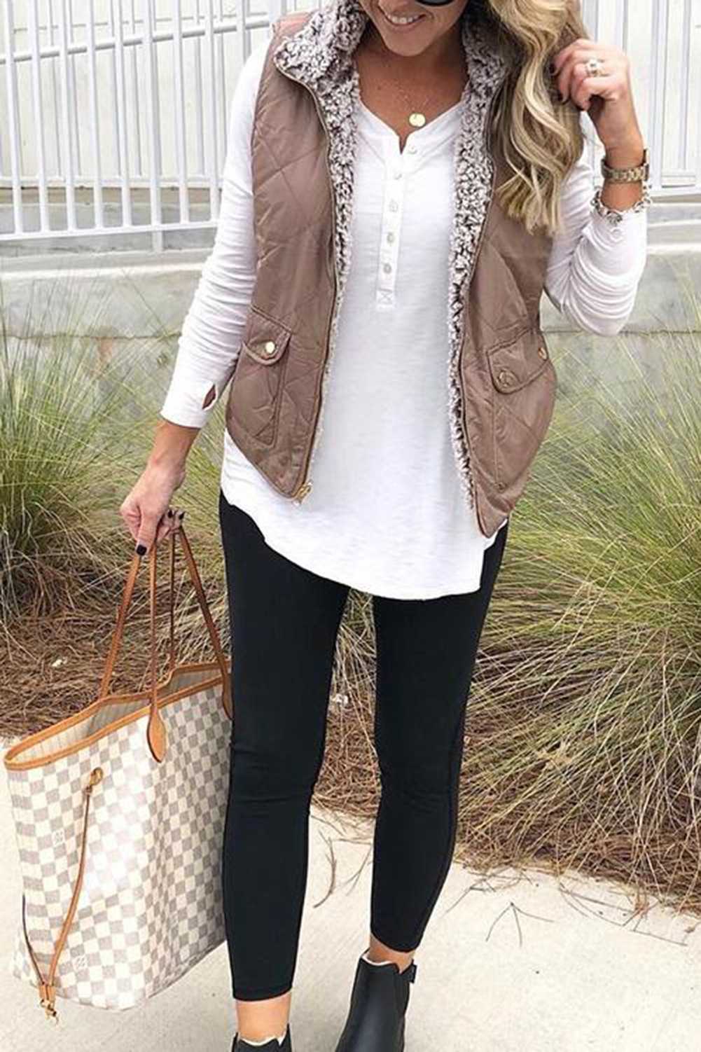 reversible-plaid-puffer-vest-with-fur-lined